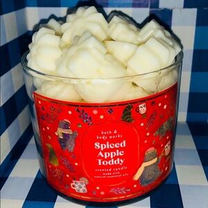 Bath and body works Spiced Apple Toddy candle Wax Melts